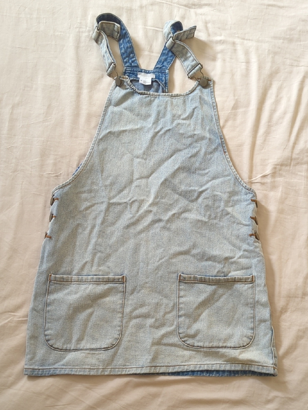 Denim Cooperative Dungaree Minidress M
